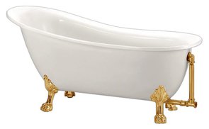 Слив-перелив для ванны BelBagno арт. BB567-OVF-ORO, золото